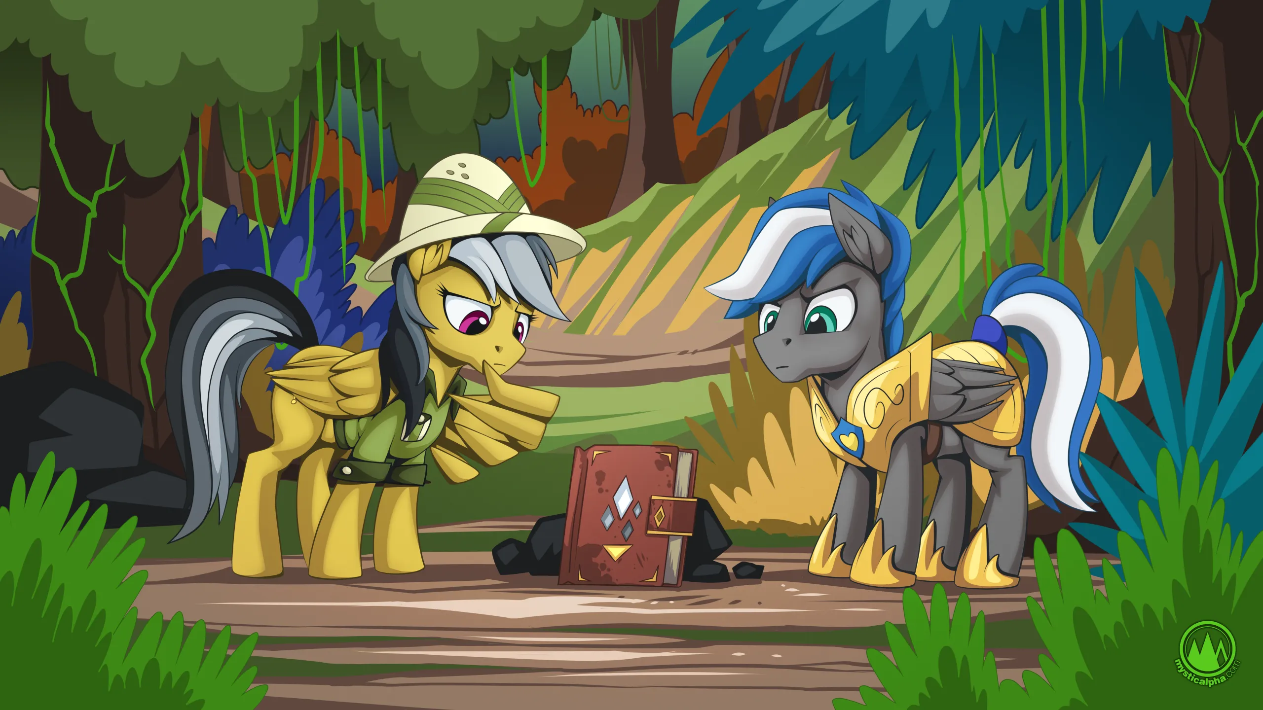 Cloud Zapper and Daring Do Tome